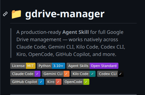 I Built an Agent Skill That Lets Any AI Manage Your Google Drive